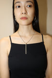 "sleek" silver 925 necklace