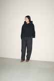 80-90's Max Mara - wool/cashmere felt wool tuck trousers