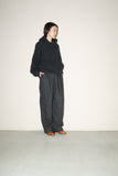 80-90's Max Mara - wool/cashmere felt wool tuck trousers