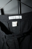 80-90's Max Mara - wool/cashmere felt wool tuck trousers