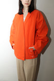 80's RAMOWEAR - cotton graphical cutting double breasted jacket
