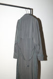 80-90's rayon trench coat