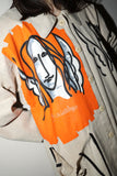 80’s Jean Charles de Castelbajac Ko and Co - drawing printed, cotton gimmick jacket