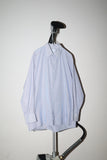 c80's cotton stripe dress shirt from Italy