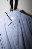 c80's cotton stripe dress shirt from Italy