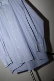 c80's cotton stripe dress shirt from Italy