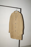 80's LUCIANO SOPRANI - linen  atelier coat