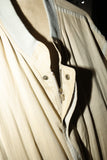 c80's linen zip-up oversized blouson