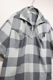 50's rayon deformed pullover shirt