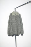 unknown wool knit polo sweater