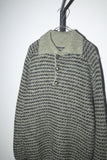 unknown wool knit polo sweater