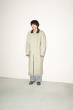 c90's TIMBERLAND - cotton maxi length coat with 2-way collar