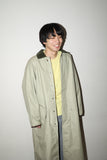 c90's TIMBERLAND - cotton maxi length coat with 2-way collar