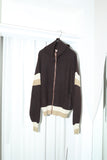 80-90's Marlboro - wool hi-neck zip-up blouson