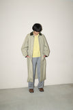 c90's TIMBERLAND - cotton maxi length coat with 2-way collar