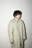 c90's TIMBERLAND - cotton maxi length coat with 2-way collar