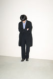 90-00's Allegri - wool middle length tailored-coat