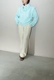 80’s Enrico Coveri - cotton gimmick pocket jacket in pastel blue