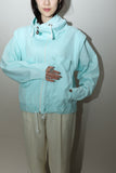 80’s Enrico Coveri - cotton gimmick pocket jacket in pastel blue