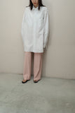 c80's cotton hip-length dress shirt
