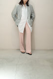 80-90’s Max Mara - linen tailored jacket in heather gray