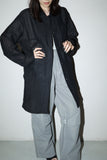 80-90's German label - semi-sheer hip-length jacket