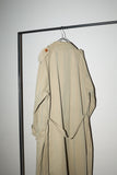 00-10's HUGO BOSS one-panel-sleeve trench coat