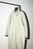 c90's TIMBERLAND - cotton maxi length coat with 2-way collar