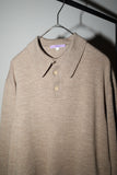 c80’s merino wool hi-gauge knit polo