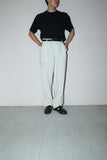 90-00's US label - linen tuck trousers