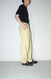 c90's EU label - linen tuck trousers