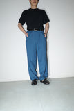 80-90's Dutch label - linen/rayon tuck trousers
