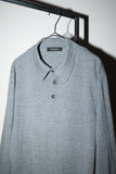 00’s Ermenegildo Zegna - wool/cashmere hi-gauge knit polo