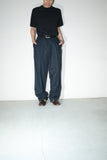 c90's German label - linen tuck trousers