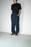 c90's German label - linen tuck trousers