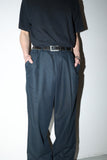 c90's German label - linen tuck trousers
