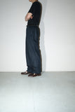 c90's German label - linen tuck trousers