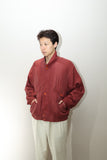 c80's European label - glossy silk jacket