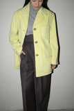 80-90's GUY LAROCHE - wool/angola/cashmere mixed single breasted jacket with charming pockets