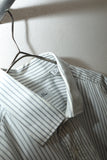 90-00's Christian Dior - cotton stripe dress shirt