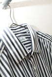 90-00's Christian Dior - cotton stripe dress shirt