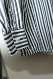 90-00's Christian Dior - cotton stripe dress shirt
