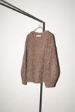 80's NINA RICCI - wool/mohair? roll-neck knit sweater