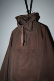 70-80's German - glossy brown anorak parka