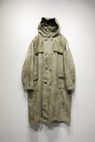 old Soviet Union Military linen canvas double breasted coat