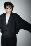 80-90's cropped length oversized tailored-blouson