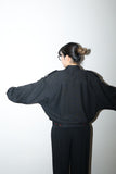 80-90's cropped length oversized tailored-blouson