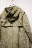 old Soviet Union Military linen canvas double breasted coat