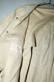 c80's linen zip-up oversized blouson