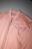 80’s European label - linen/rayon zip up blouson